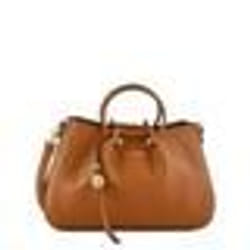 Sac porté main - TED LAPIDUS - AU8924 - Ecru / Gold - Anses en métal doré - Pochette amovible