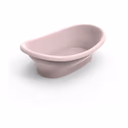Design moderne : forme en vasque et bord arrondis pour laver bébé en toute sécurité