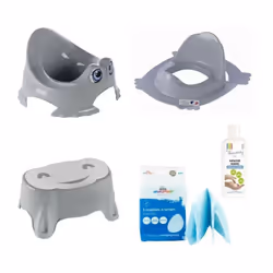 Le pack Hygiene THERMOBABY réunit tous les produits pour apprendre pas a pas la propreté.