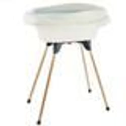 Pack plan à langer et baignoire - THERMOBABY - VASCO - Blanc Muguet - 2 en 1