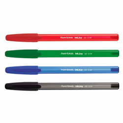 Papermate InkJoy 100ST Noir, Bleu, Vert, Rouge Stylo à bille 27 pièce(s)