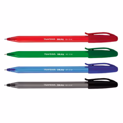 Papermate InkJoy 100ST Noir, Bleu, Vert, Rouge Stylo à bille 27 pièce(s)