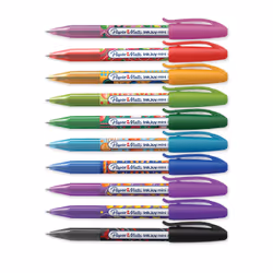 Papermate InkJoy Mini ST Multicolore Stylo à bille Moyen 10 pièce(s)