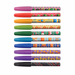 Papermate InkJoy Mini ST Multicolore Stylo à bille Moyen 10 pièce(s)