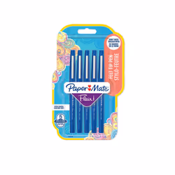 Papermate Flair, Moyen, 1 couleurs, Bleu, Pointe ogive, 1 mm, Bleu