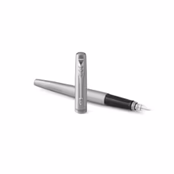 Parker Jotter stylo-plume Noir, Chrome 1 pièce(s)