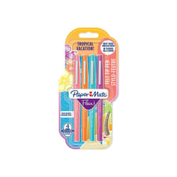 Papermate Flair stylo-feutre Moyen Bleu, Orange, Rose, Violet 4 pièce(s)