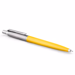Parker Stylo bille Jotter Originals Jaune, Encre bleue, Clip, Stylo à bille rétractable avec clip, Rechargeable, Bleu, 1 pièc ...