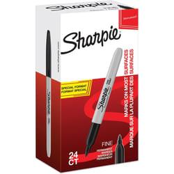 Sharpie Fine marqueur 24 pièce(s) Pointe fine Noir