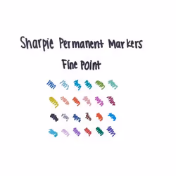 Sharpie Fine marqueur 24 pièce(s) Pointe fine Noir - Vue supplémentaire 6