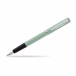 Waterman 2105302, Vert, Système de remplissage cartouche, Chrome, Plume arrondie, Ambidextre, 1 pièce(s)