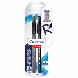 Papermate Replay, Clip, Stylo à bille, Noir, 2 pièce(s), Moyen