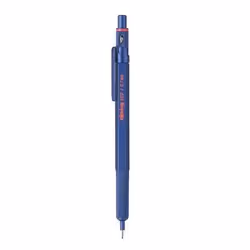 Rotring 600, Bleu, Métal, HB, 0,7 mm, Hexagonal, Métal