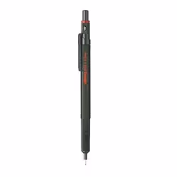 Rotring 600, Vert, Métal, HB, 0,5 mm, Hexagonal, Métal