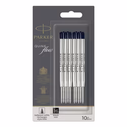Parker Quinkflow Moyen Noir 10 pièce(s)