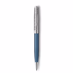 Parker Sonnet, Clip, Stylo à bille rétractable par rotation, Rechargeable, Noir, 1 pièce(s), Moyen