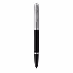Parker 51, Noir, Palladium, Noir, Palladium, Acier inoxydable, Fin, Emballage cadeau