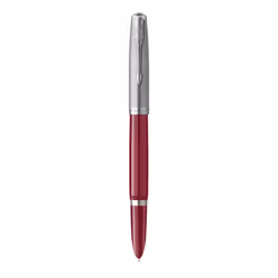 Parker 51, Bourgogne, Acier inoxydable, Noir, Palladium, Acier inoxydable, Fin, Emballage cadeau