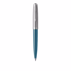 Parker 51, Clip, Stylo à bille rétractable par rotation, Rechargeable, Noir, 1 pièce(s), Moyen