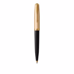 Parker 51, Clip, Stylo à bille rétractable par rotation, Rechargeable, Noir, 1 pièce(s), Moyen