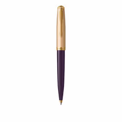 Parker 51, Clip, Stylo à bille rétractable par rotation, Rechargeable, Noir, 1 pièce(s), Moyen