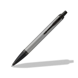 Parker IM Achromatic Bleu Stylo à bille rétractable avec clip 1 pièce(s)