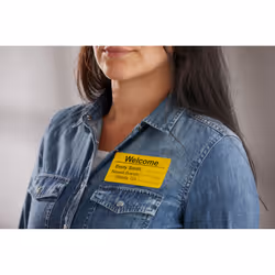 DYMO 2133400 étiquette auto-collante Rectangle aux angles arrondis Amovible Jaune 220 pièce(s)