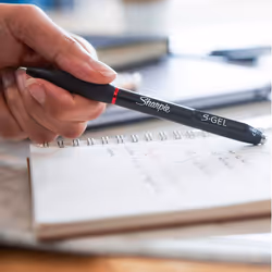 Sharpie S-Gel Stylos rétractables à encre gel Noir, Bleu, Rouge 3 pièce(s)