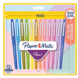 Papermate Flair, Moyen, 6 couleurs, 0,7 mm, Couleurs assorties, Encre à base d'eau, 6 pièce(s)