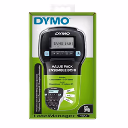 DYMO ® LabelManager™ 160 ValuePack AZY, AZERTY, Thermique direct/Transfert thermique, Noir