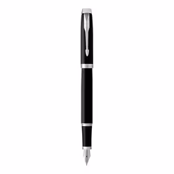 Parker 2143637, Noir, Bleu, Acier inoxydable, Vernis, Acier inoxydable, Fin