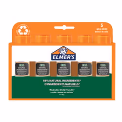 Elmer's PURE SCHOOL, Sec, Bâton de colle, 20 g, 5 pièce(s), Boîte