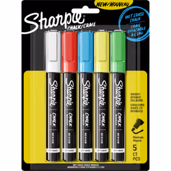 Sharpie 2157733, Bleu, Vert, Rouge, Blanc, Jaune, Cosse, 5 pièce(s)