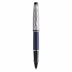 Waterman Expert, Bleu, Noir, Métal, Vernis, Fin, Emballage cadeau