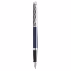 Waterman Hémisphère, Bleu, Noir, Métal, Vernis, Fin, Emballage cadeau