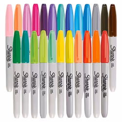 Sharpie 2169766, 24 pièce(s), Couleurs assorties, Pointe fine, Multicolore, Rond, 1 mm