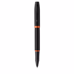 Parker IM Vibrant Rings, Stylo à bille, Noir, Orange, Métal, Fin, Ambidextre, Emballage cadeau