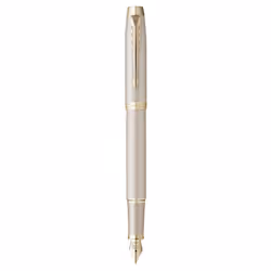 Parker 2172954, Champagne, Système de remplissage cartouche, Bleu, Acier inoxydable, Vernis, Acier inoxydable