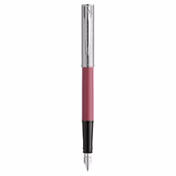 Waterman Allure Deluxe, Rose, Bleu, Vernis, Plume italique, Fin, Emballage cadeau