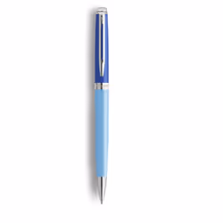 Waterman Hémisphère, Clip, Stylo à bille rétractable avec clip, Bleu, 1 pièce(s), Moyen