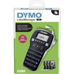 LabelManager™ 160 ValuePack azerty Etiqueteuse adapté pour rubans: D1 6 mm, 9 mm, 12 mm - Dymo