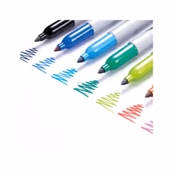 Sharpie 2180834 marqueur 24 pièce(s) Pointe fine Noir, Bleu, Gris, Orange, Rose, Violet, Rouge, Jaune