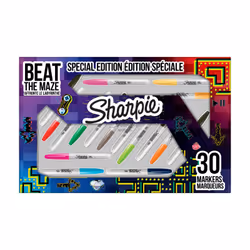 Sharpie 2180836, 30 pièce(s), Bleu, Vert, Gris, Orange, Rose, Rouge, Blanc, Jaune, Blanc