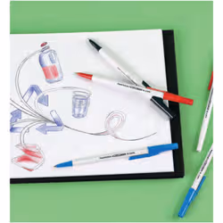 Papermate Kilometrico Recycled Bleu Stylo à bille Moyen 8 pièce(s) - Vue supplémentaire 2