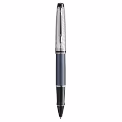 Waterman Expert Deluxe, Gris, Métallique, Noir, Vernis, Fin, Ambidextre, France