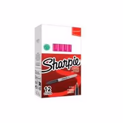 Sharpie 2194216, Rose, Pointe fine, Rose, Blanc, 1 mm, 12 pièce(s), Boîte