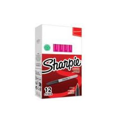 Sharpie 2194216 marqueur indélébile Pointe fine Rose 12 pièce(s)