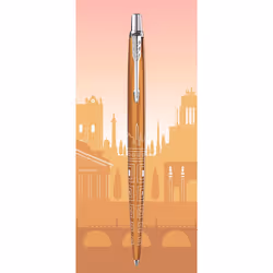 Parker Jotter Édition Spéciale Global Icons Rome, Clip, Stylo à bille rétractable avec clip, Bleu, 1 pièce(s), Moyen
