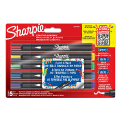 Sharpie 2201069 marqueur 5 pièce(s) Pointe ogive Bleu, Vert, Rouge, Violet, Jaune