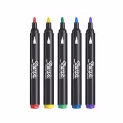 Sharpie 2201069 marqueur 5 pièce(s) Pointe ogive Bleu, Vert, Rouge, Violet, Jaune - Vue supplémentaire 4
